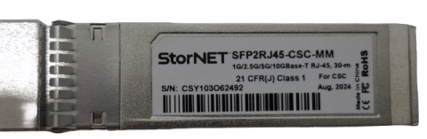 10GBASE-T RJ45 SFP+ Transceiver Modül - 30 Metre | Bakır Altyapıda 10G Hız