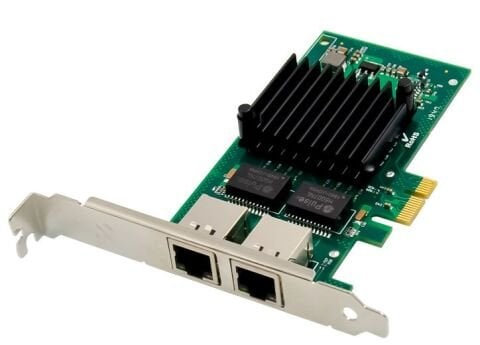 StorNET intel NHI350AM2 ChipSet I350-T2 PCIe X1 Dual Port 1G Ethernet Kartı