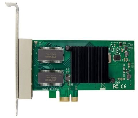 StorNET intel i350-T4 Chip PCIe X1 Quad Port 1GbE Ethernet Kartı