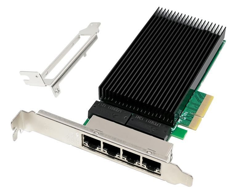 Intel I226-T4 Quad Port 2.5G Ethernet Kartı | PCIe x4 NIC StorNET
