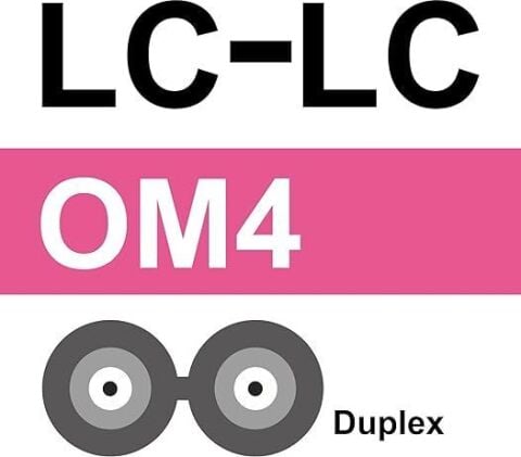 LC-LC Fiber Optik Patch Kablo 15 metre Multimode Duplex 50/125 Om4