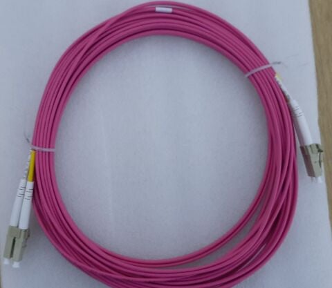 LC-LC Fiber Optik Patch Kablo 15 metre Multimode Duplex 50/125 Om4
