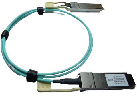 Cisco MSA Uyumlu 100G QSFP28 AOC Aktif Optik Kablo - 1 Metre | Stornet