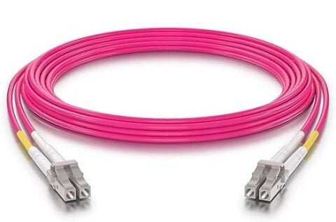 15 Metre LC-LC Fiber Optik Patch Kablo - Multimode Duplex OM4 50/125 40G/100G LSZH