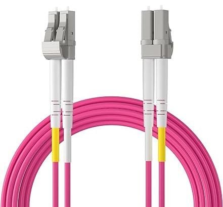 15 Metre LC-LC Fiber Optik Patch Kablo - Multimode Duplex OM4 50/125 40G/100G LSZH